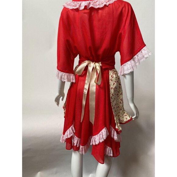 Cherry Ruffled Vintage from 60's Apron - Picture 8 of 10